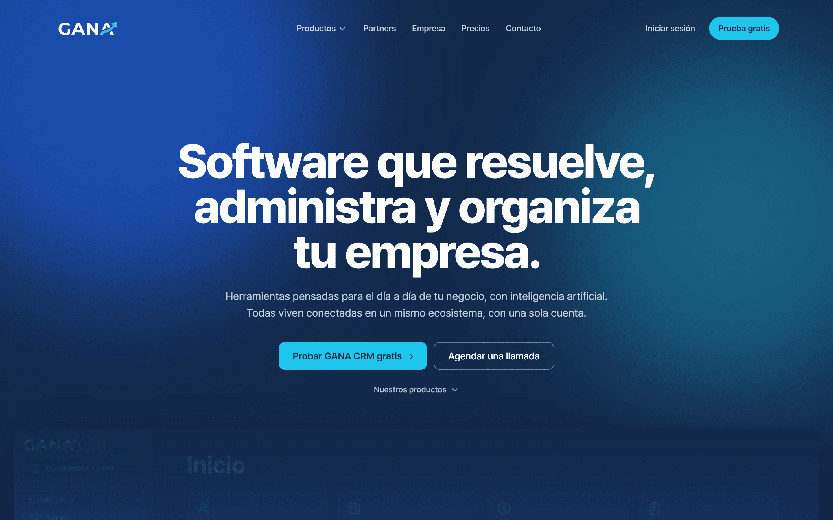 Home page of GANA